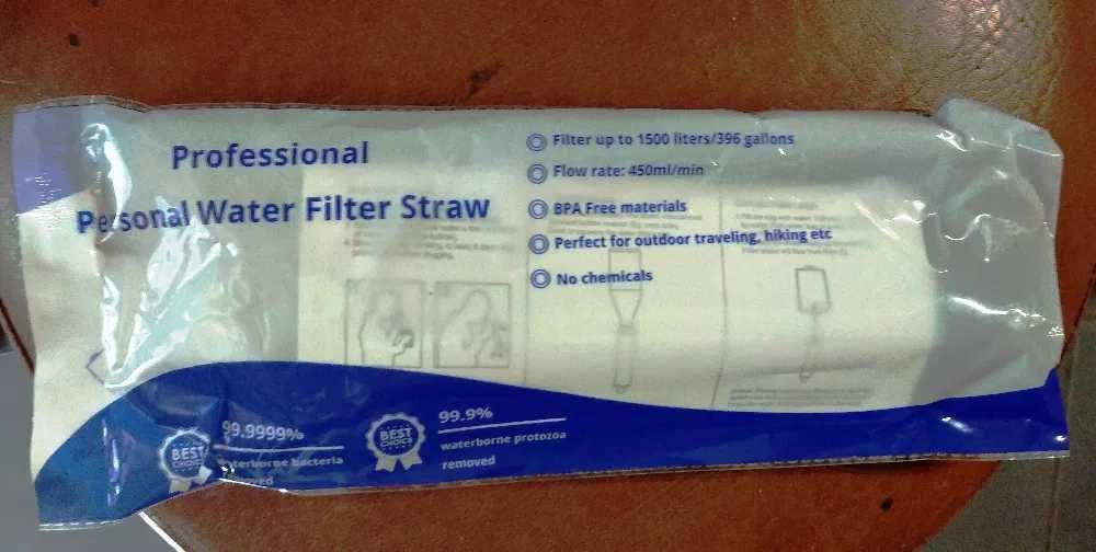 Filtro de agua profissional potavel purificador campismo sobrevivência