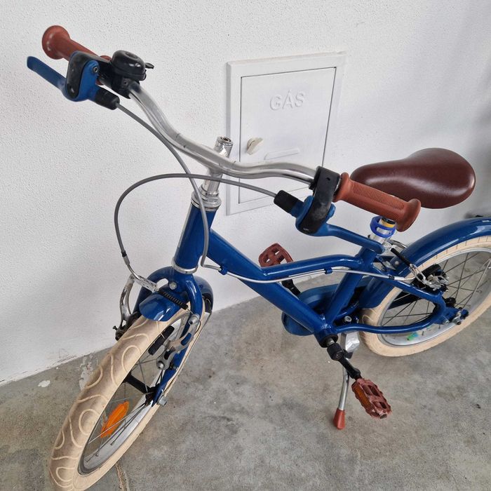 BTWIN 16 polegadas Azul escuro ALU 16– Bicicleta infantil