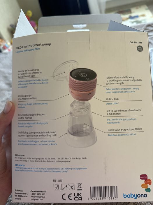Електричний молоковідсмоктувач PICO від BabyOno