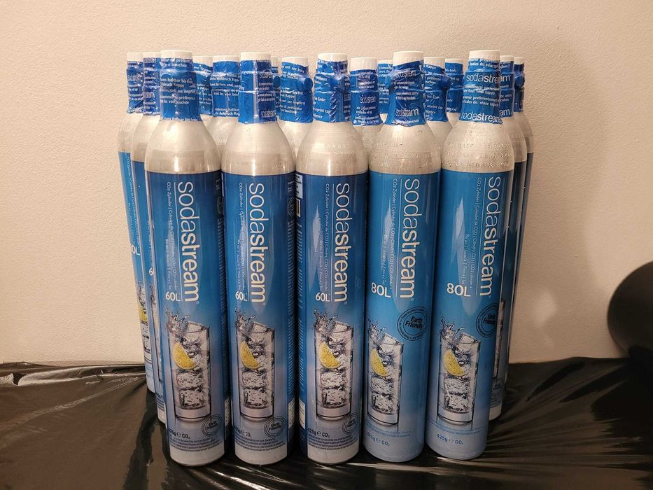 NOWOŚĆ!!! Pełny 2 Cylindry Naboje do SodaStream CO2 Spożywczy