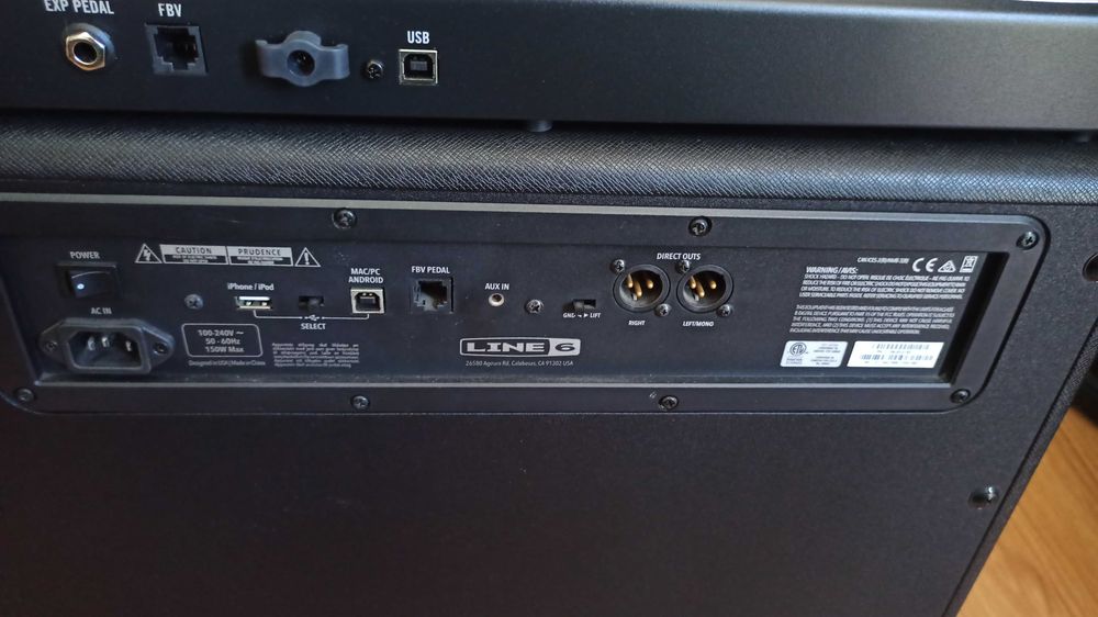 Vendo Line 6 spider V 120 + controlador FBV3