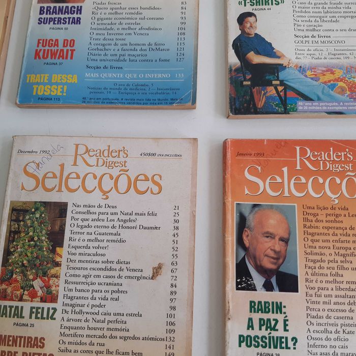 6 Revistas Selecções do Readers Digest - Anos 90