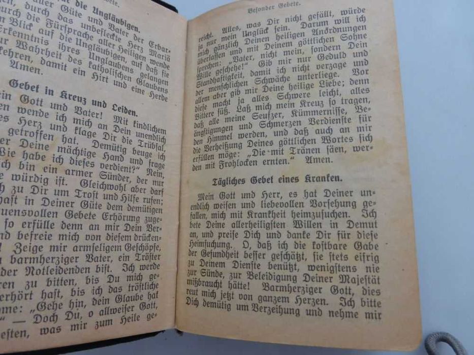 Przedwojenny skarbczyk książeczka do nabożeństwa niemiecka 1936