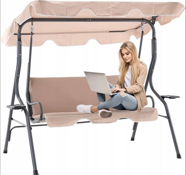 РОЗПРОДАЖ | Качалка садова тримісна | КАЧЕЛЬ ГОЙДАЛКА | гарантія, від