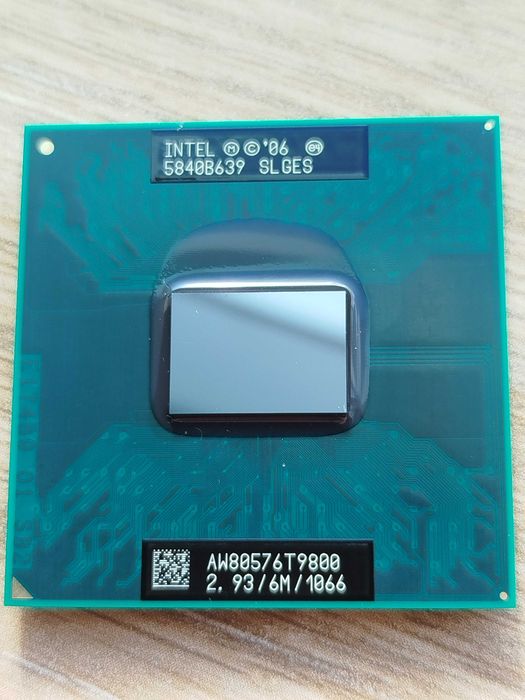 Процесор Intel Core 2 Duo T9600, 6 МБ кеш, 2 ядра по 2.8 ГГц, 1066 МГц ...
