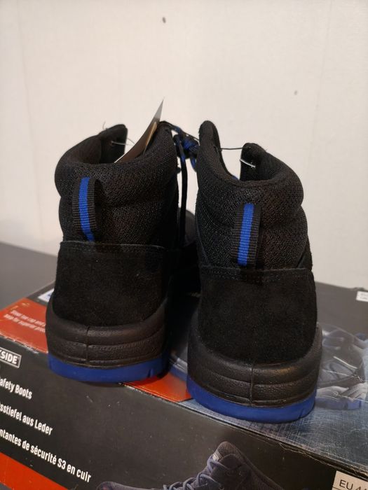 Нові робочі захисні черевики Parkside S3 Leather Safety Boots (Розмір 44, Німеччина)