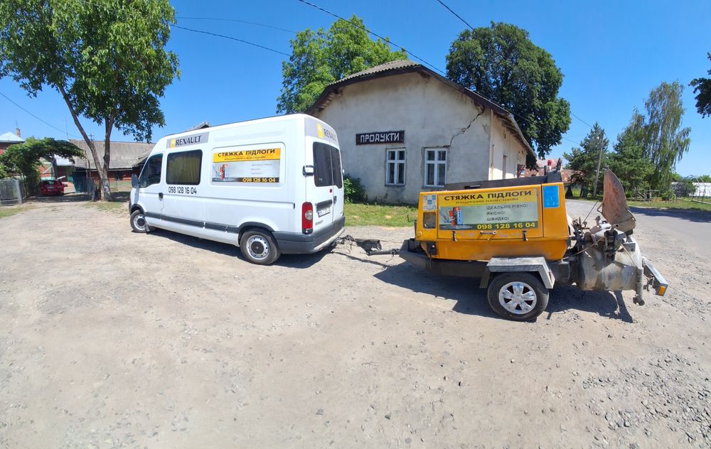 Напівсуха стяжкаСтяжка підлогиМашинна стяжка підлоги