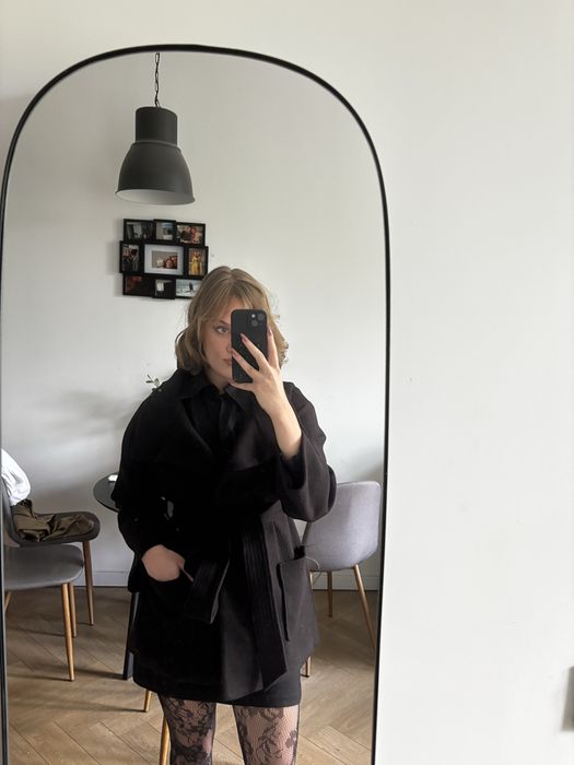 Plaszcz krotki elegancki S/M/L oldmomey fall jesień