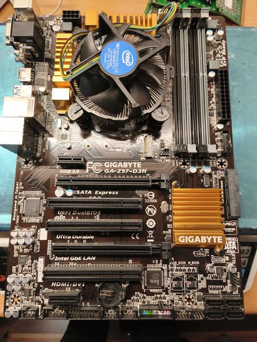 Płyta główna Gigabyte GA-Z97-D3H +I5-4570S+Chłodzenie