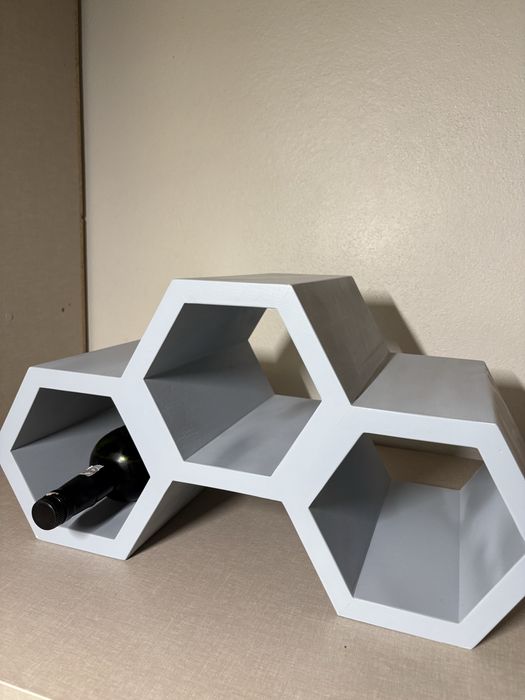 Garrafeira Minimalista em MDF Lacado – Peça Artesanal
