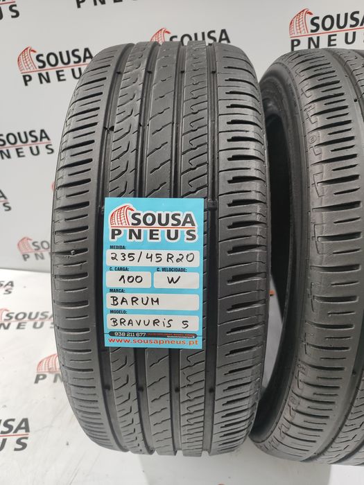 2 pneus semi novos 235-45R20 - Oferta da entrega