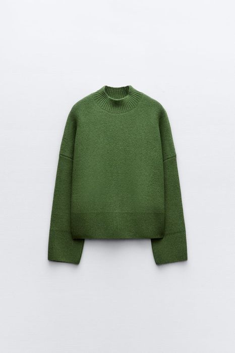 Светр zara зелений