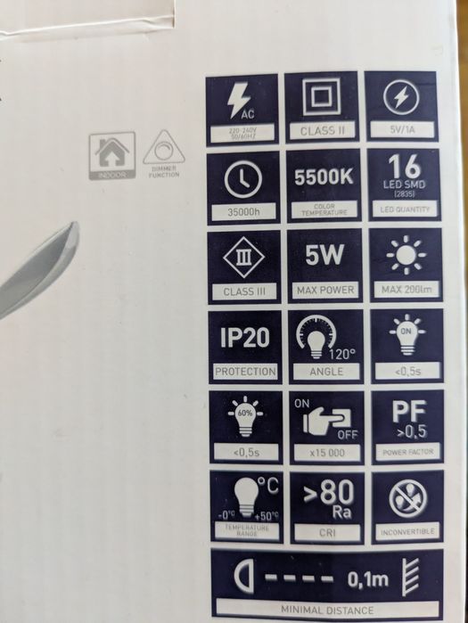 Lampka biurkowa LED RGB