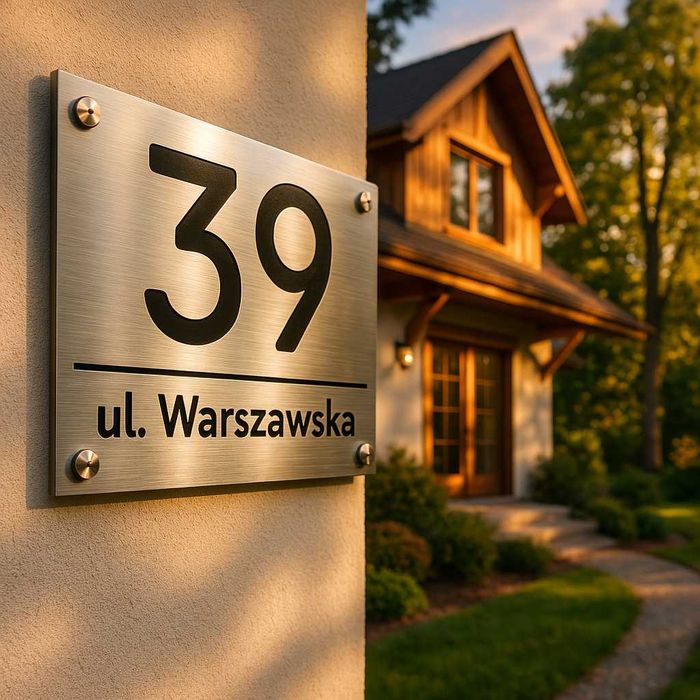 Numer Na Dom NIERDZEWNY Tabliczka z numerem domu