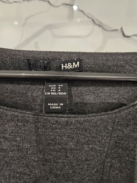 Szara sukienka H&M