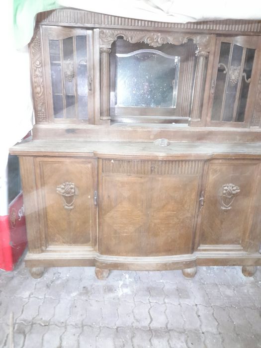 Komoda Dębowa dwuczęściowa