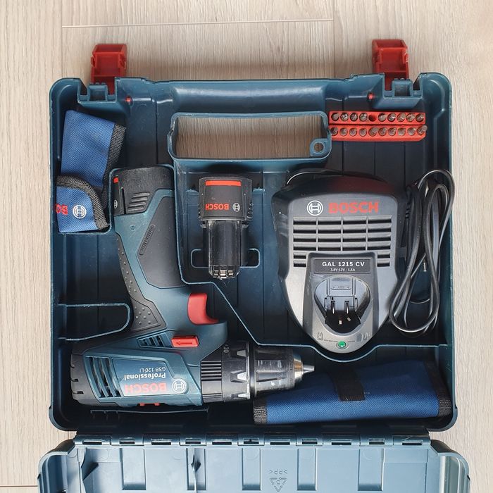 Wiertarko-wkrętarka akumulatorowa Bosch GSB 12V Professional