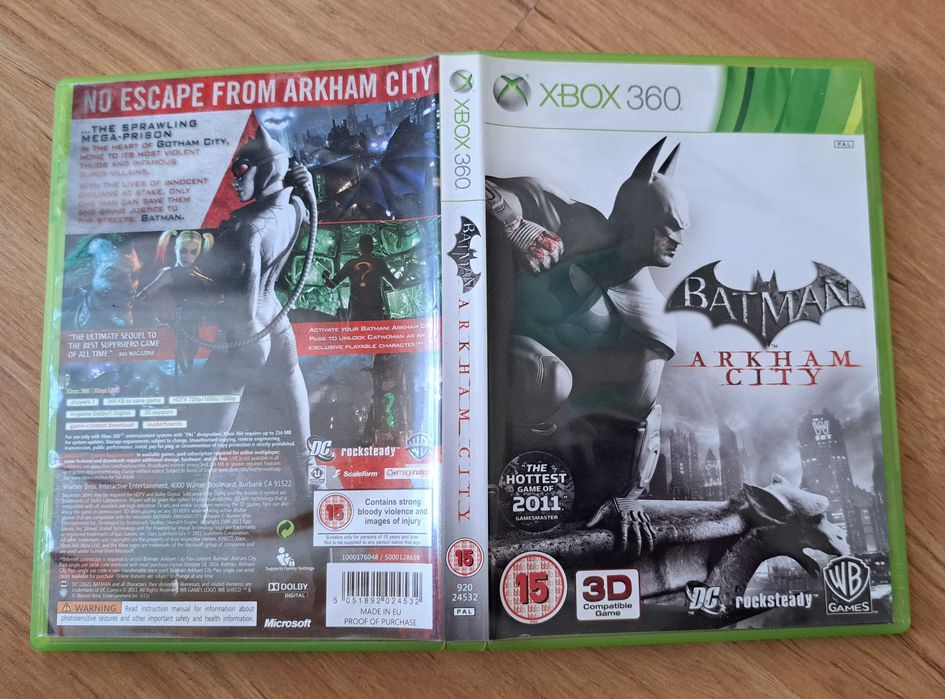 Batman: Arkham City Xbox 360  Stan: Bardzo Dobry