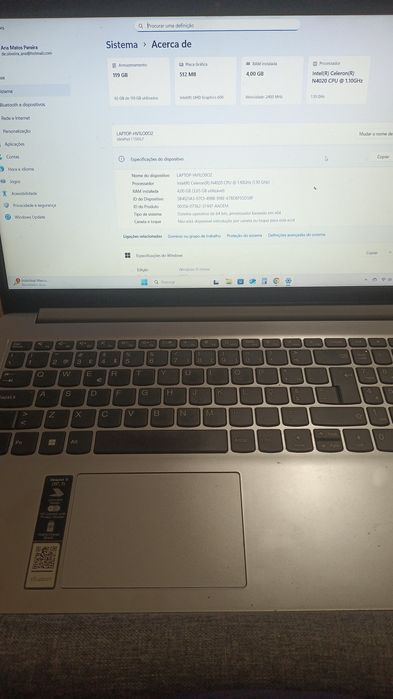 Portatil Lenovo super conservado