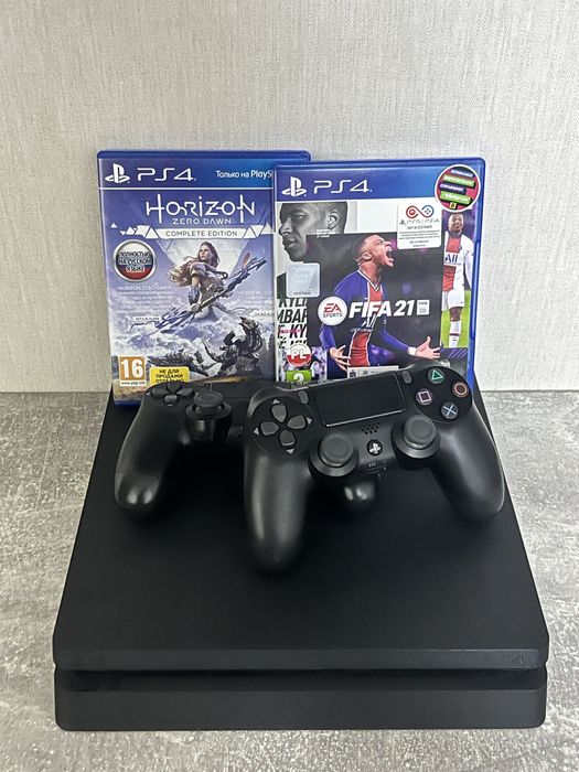 PS4 Slim 1 TB з 2 Dualshock 4