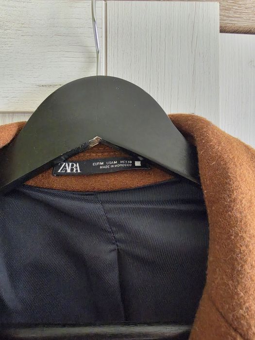 Пальто чоловіче шерстяне Zara