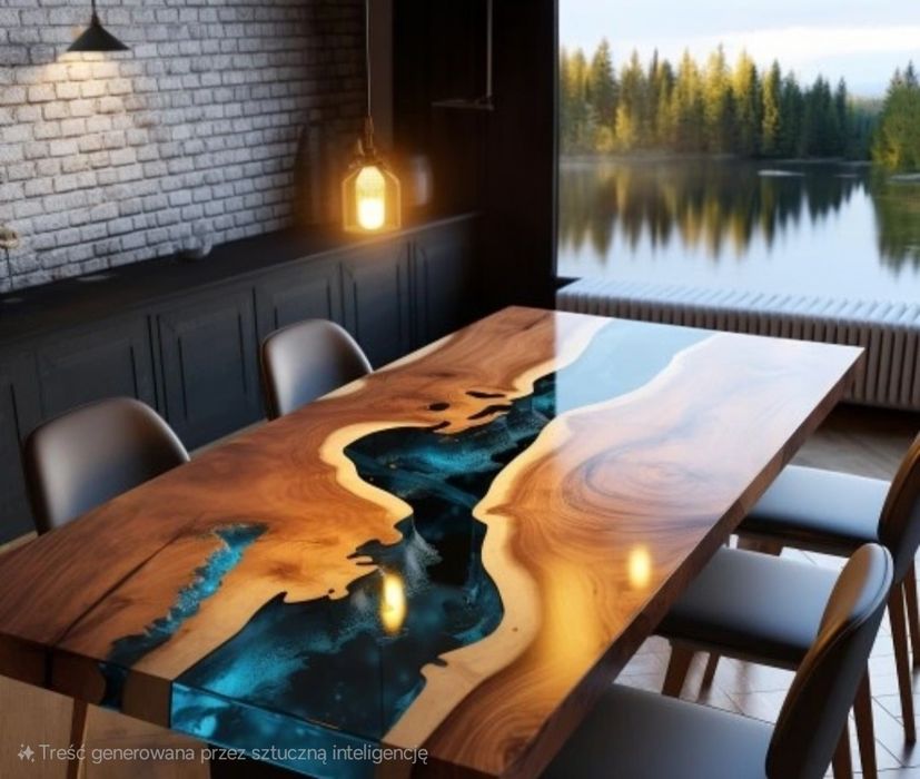 Stoły epoksydowe inwidualne zamówienia