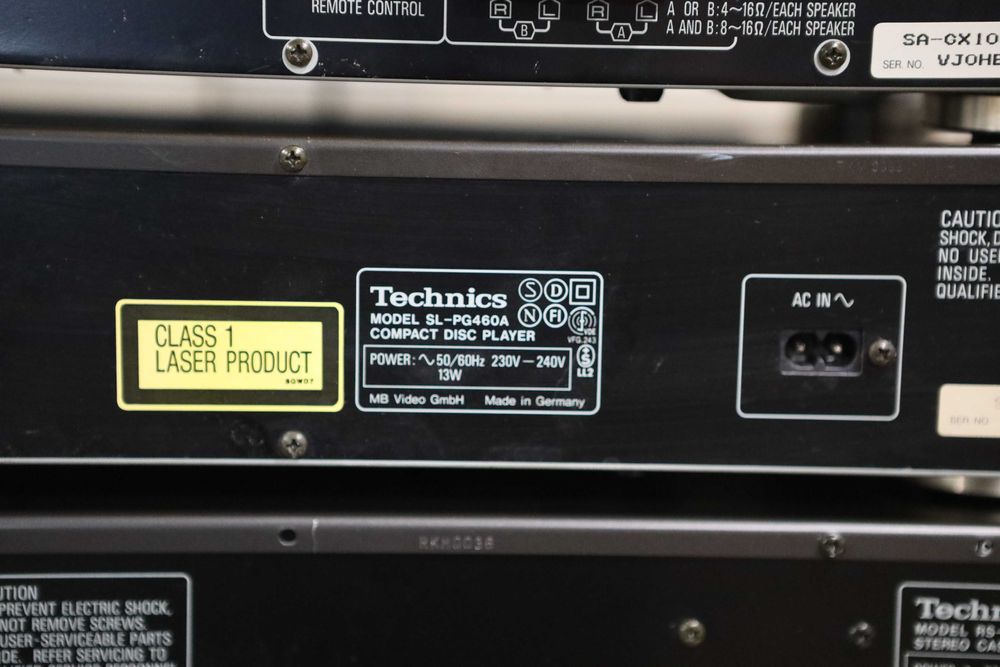 Techniks SA-GX100 + SL-PG460A + RS-B465 - Gotowe do pracy !