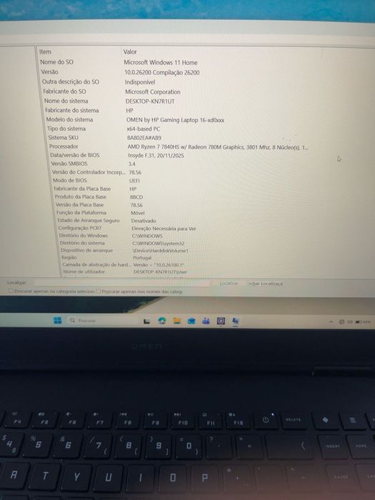 HP OMEN 16 Ryzen 7 7840HS RTX 4050 16GB DDR5 Gamer