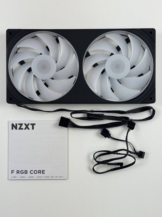 Комплект вентиляторів NZXT F240 RGB Core Black 2x120 мм (RF-U24HF-B1)