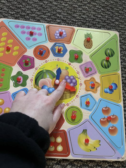 Деревʼяна іграшка Овочі і фрукти