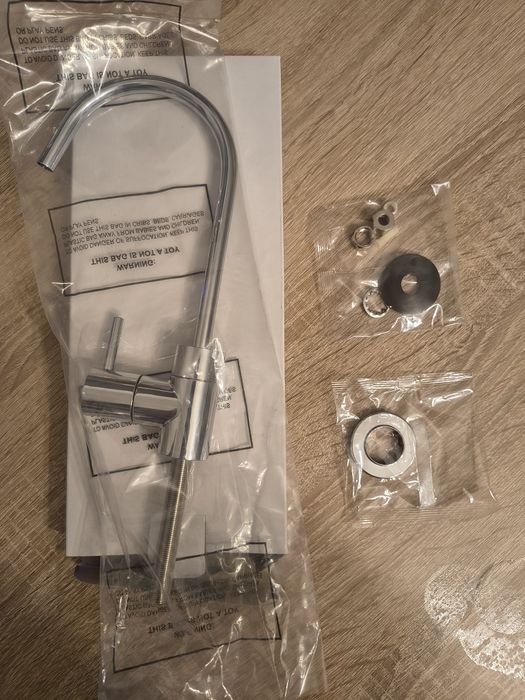 Nowy kran wylewka wody filtrowanej Dafi chrom