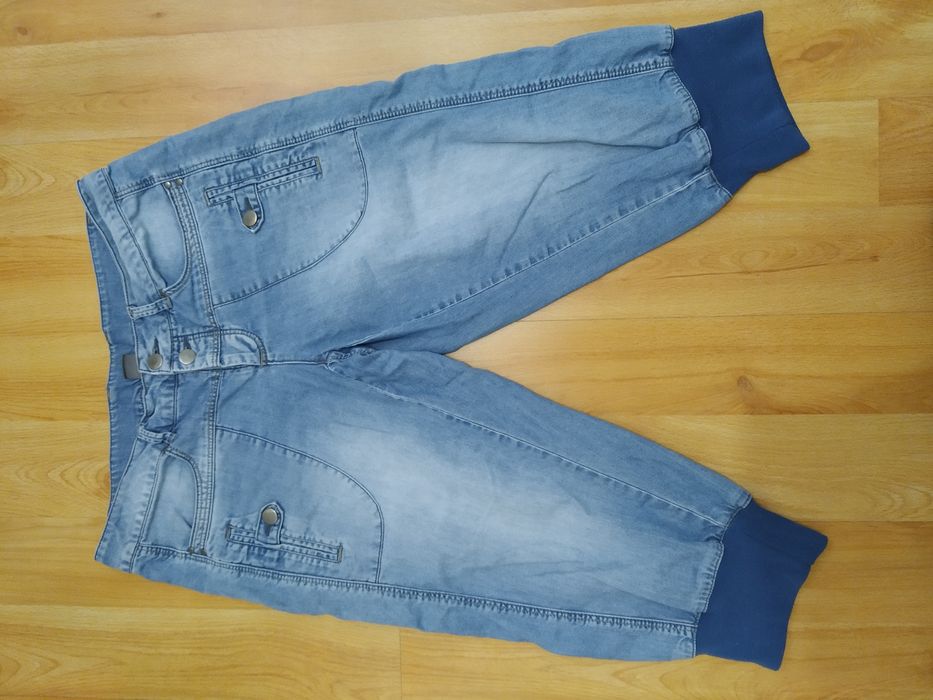 Spodnie spodenki męskie jeansowe niebieskie rozmiar 30