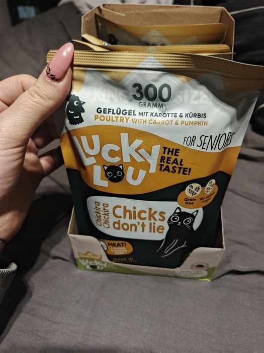 Lucky Lou 6x300g drób mokra karma pełnowartościowa dla kota