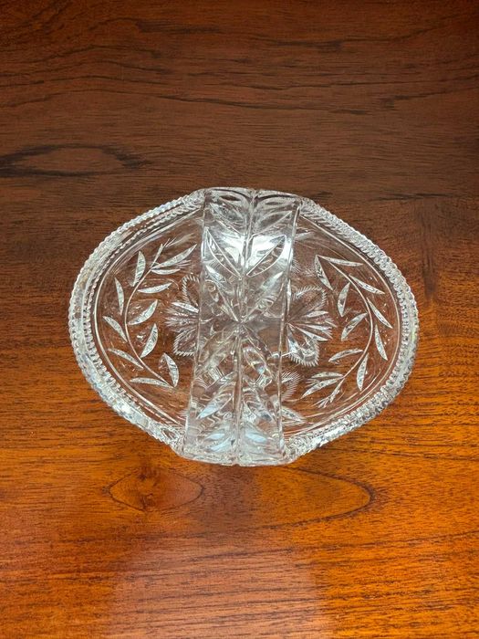 Cesto de Cristal Vintage 1960