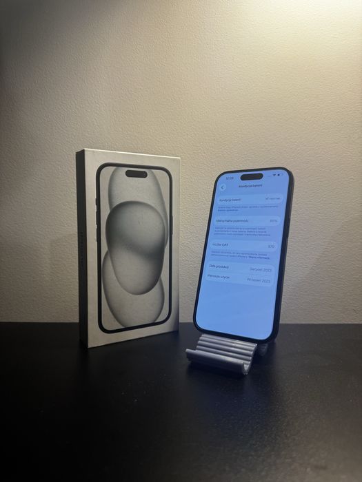 Apple iPhone 15 128 GB, Kolor Czarny