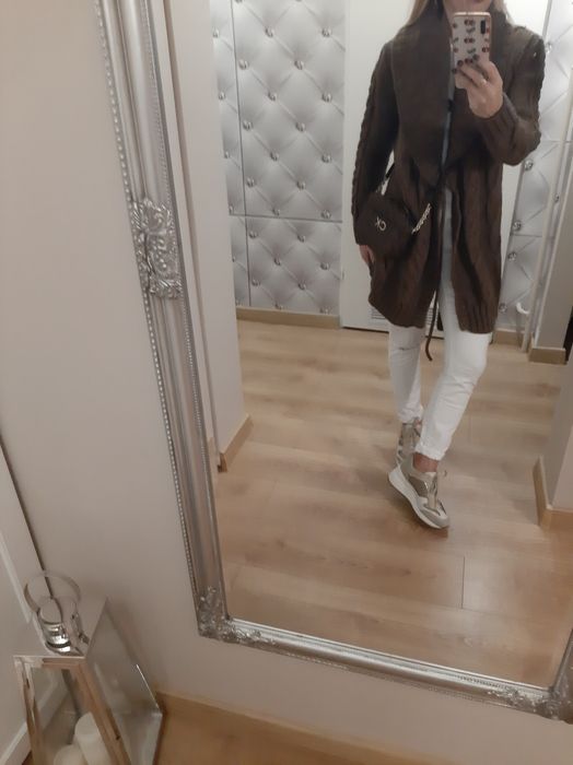 Kardigan wełniany Sisley xs/s