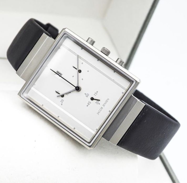 Jacob Jensen Rectangular Watch 806 Chronograph64751002829954121
