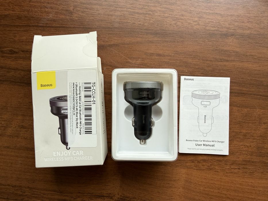 BASEUS Transmiter FM + AUX + USB + SD card reader
