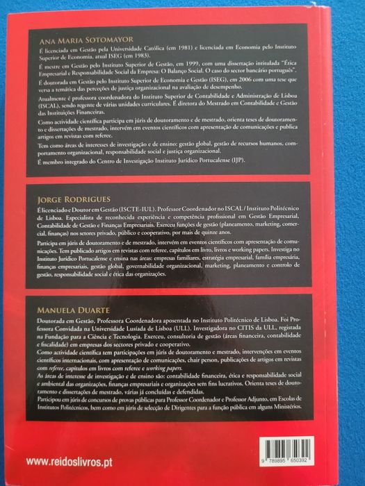 Livros de Gestão das Organizações