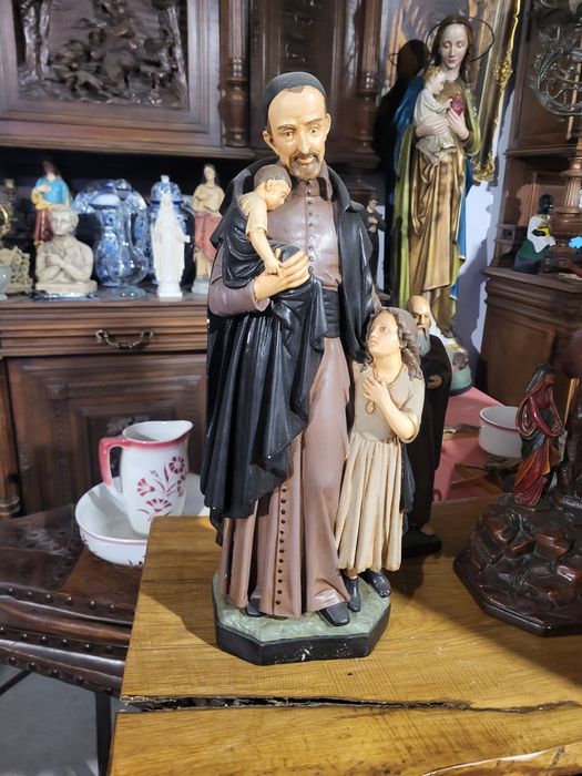 Duża figura 61 cm Święty Wincenty a Paulo