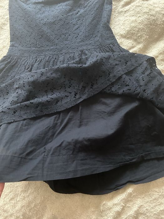 Superdry sukienka koronkowa tuba M/ L czarna