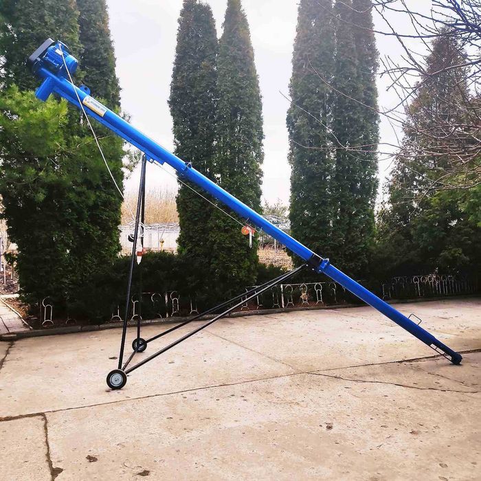 Шнековий навантажувач 219*10м, гвинтовий конвеєр, протруювач,підборщик