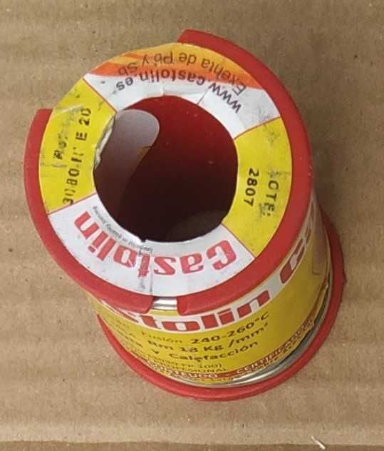 Fio de Solda Castolin - Estanho 92%- Prata 8% - 250g