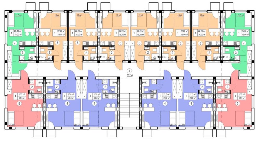 Квартира на 27,7 м2, 7 км від Києва. КБ "Моя Баварія"