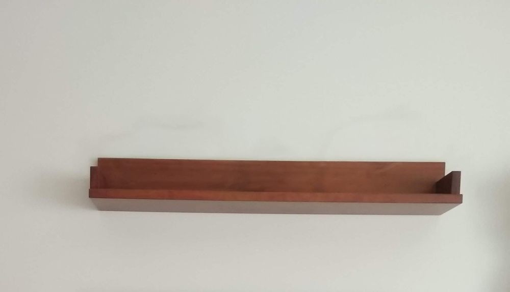 Conjunto Completo de Móveis de Sala em Madeira Maciça de Cerejeira e Vidro Fosco – Excelente Estado!
