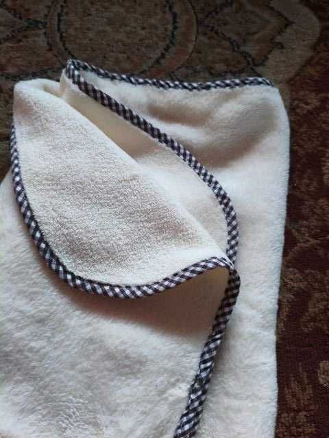 Nowy kocyk,koc  ecru