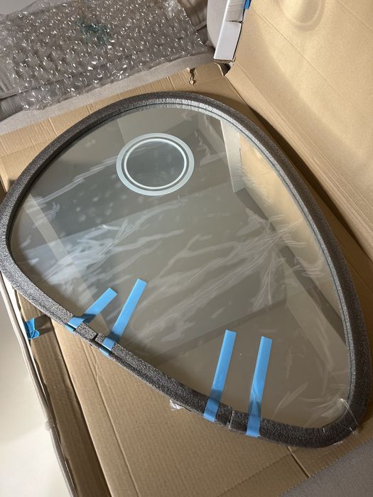 Nowe lustro LED podświetlane RUKE Lapis Ambiente 80x66 cm (nieodpakowane!)