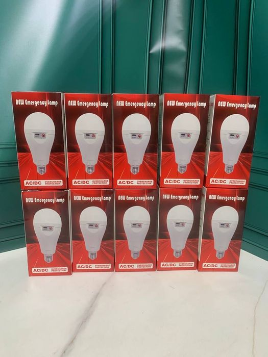 Аварийная Led лампа 2в1 E27 20вт лампочка с аккумулятором+usb в патрон