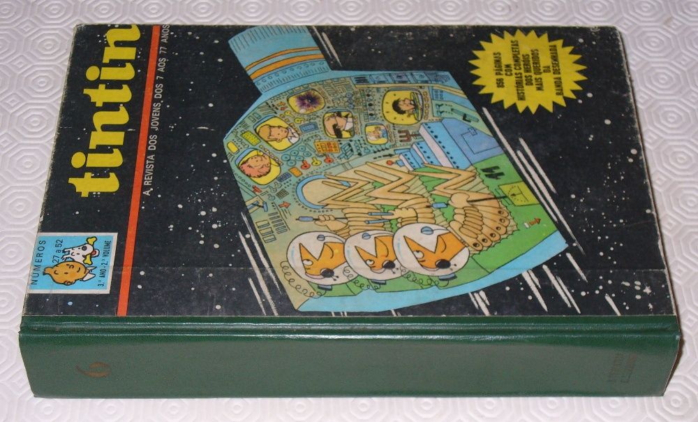 Tintin revista - volumes encadernados capa original Bertrand Tintim