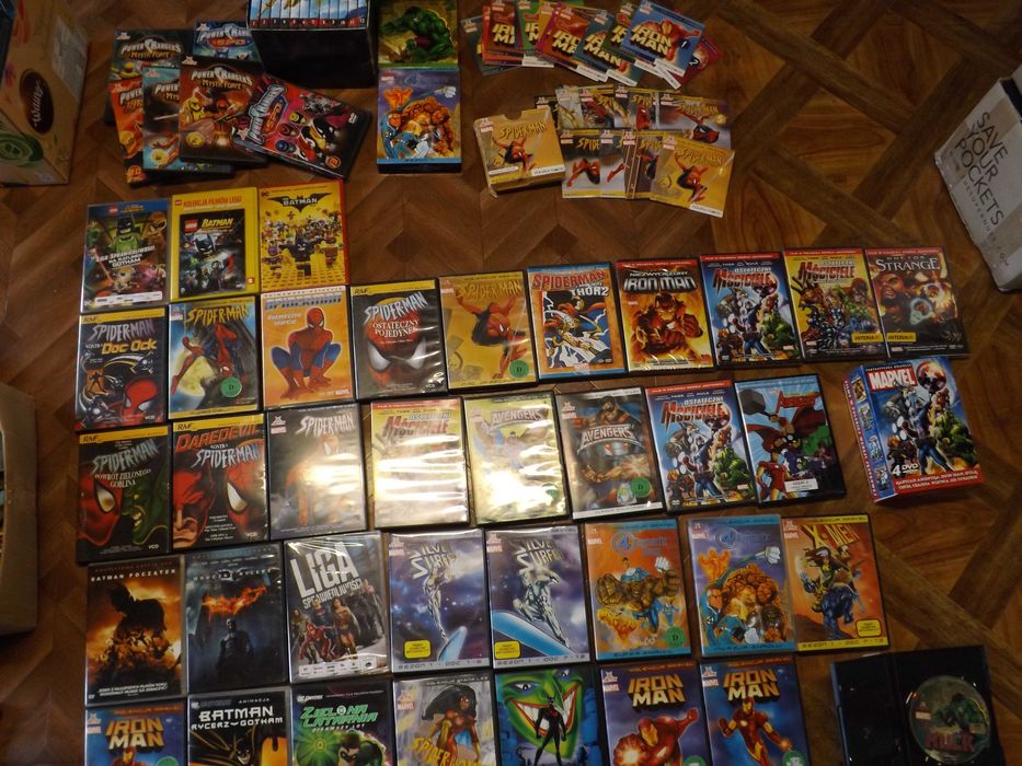 Batman marvel ironman goblin komiksy dvd filmy bajki